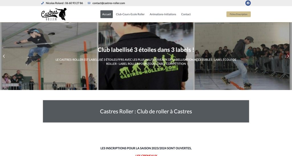 Capture du site de Castres Roller