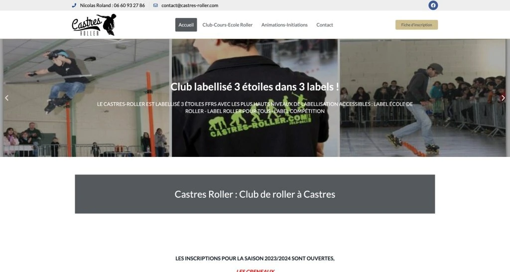 Capture du site de Castres Roller