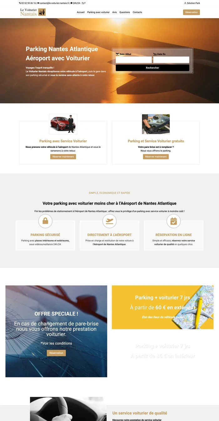 Site de réservation de parking réalisé par VivaWeb (exemple 24)