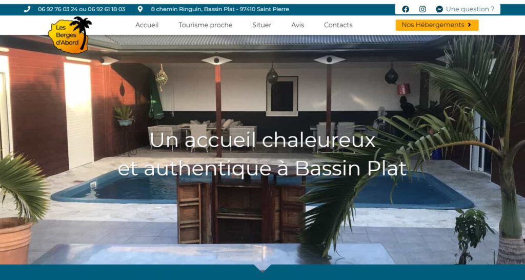 Capture du site de Les berges d'abord