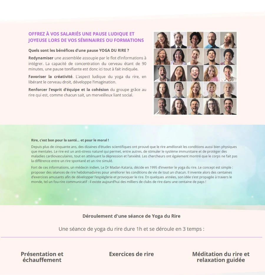 Capture du site de Sophro Inspiration