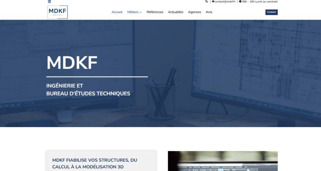 Capture du site de MDKF