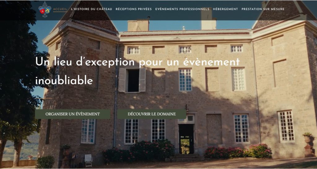 Capture du site de Château de Lachal